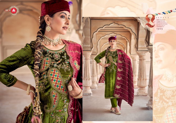 Veneshiaa By Triple Aaa Viscose Velvet Designer Salwar Suits Wholesale Online